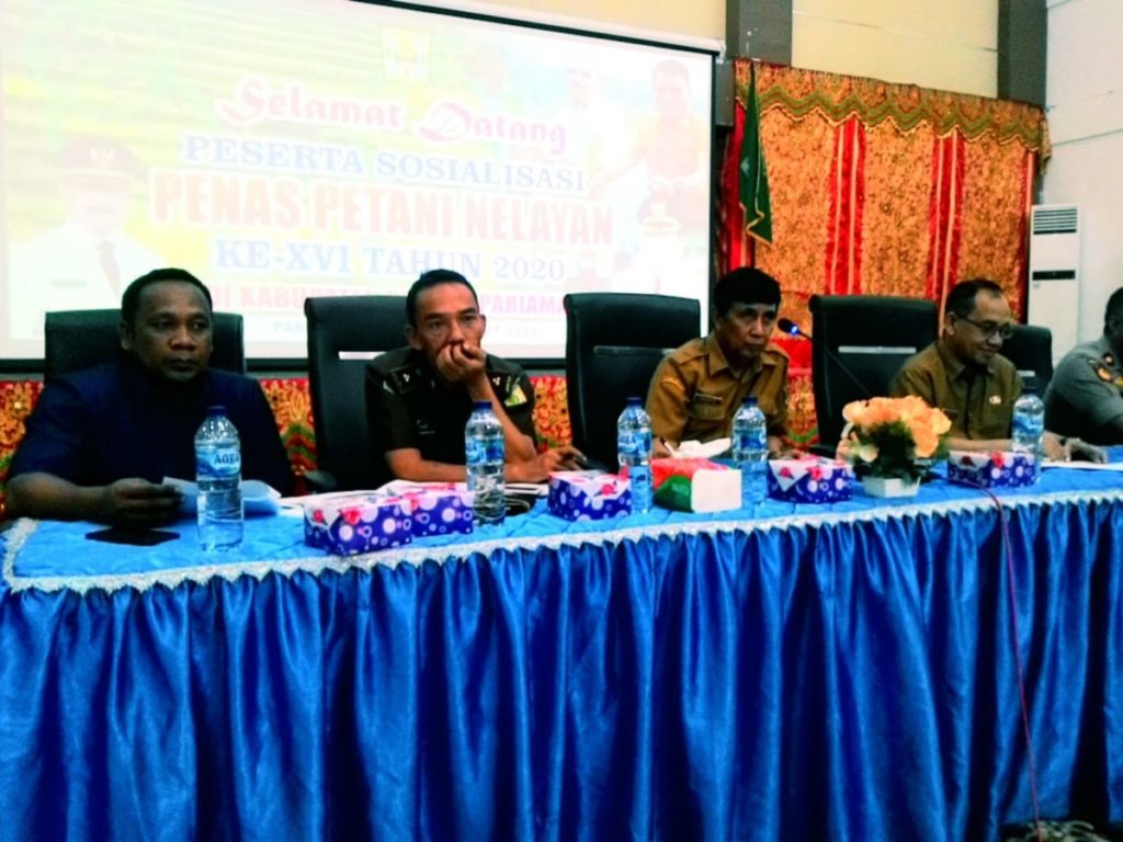 Bupati Ali Mukhni himbauan seluruh Wali Nagari dan stacholder sukseskan Penas Tani XVI Tahun 2020
