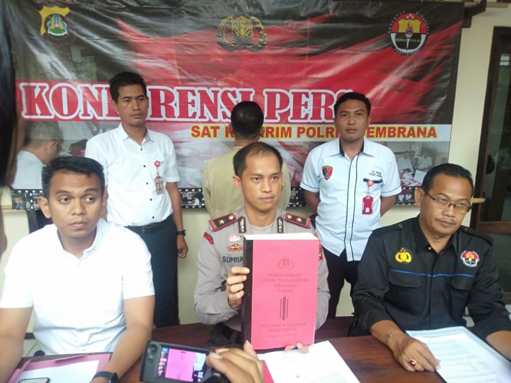 Para Pelaku Korupsi Uang Kematian Warga Gilimanuk di Tangkap Polisi